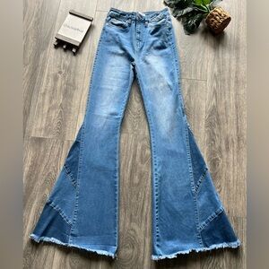 YMI extreme flare Gigi fit high rise jeans. Size 7/28